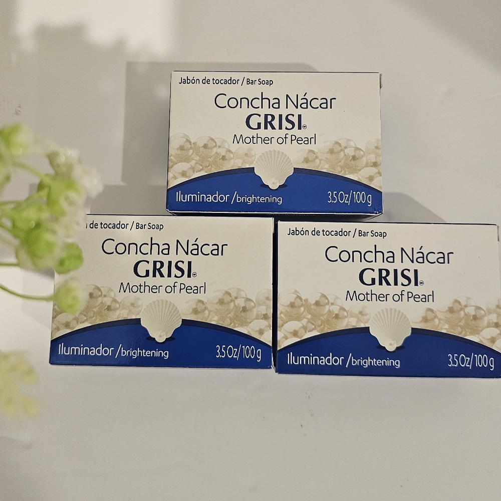 Grisi Concha Nacar Mother of Pearl Brightening ( 3 Bars soap)